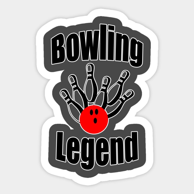 Bowling Legend Sticker by MissMorty2